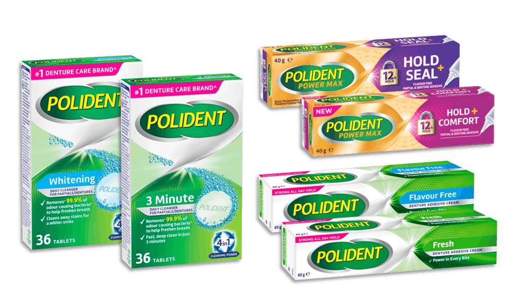 Polident Hold + Comfort Denture Adhesive Polident Australia